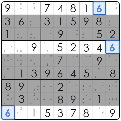 sudoku x wing explanation